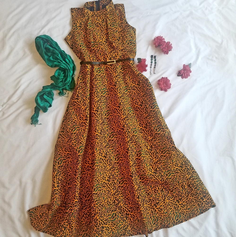 African Print Dress